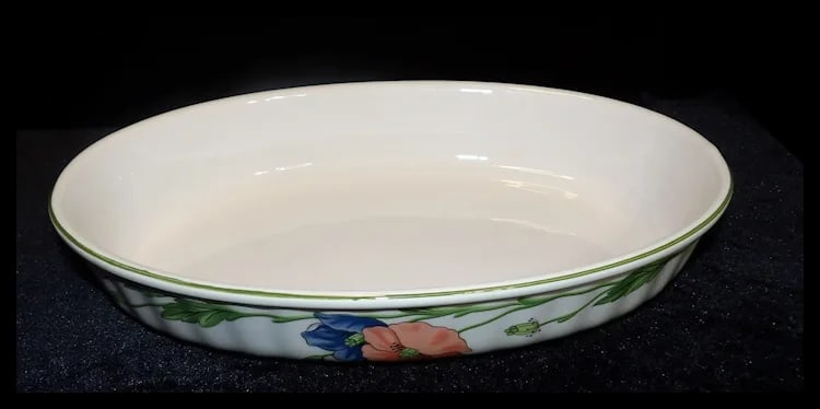 13" Oval Baker Amapola Pattern by Villeroy & Boch - 4