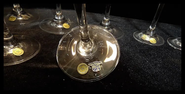 Sklo Bohemian Czech Republic Crystal Stemware NOS with Labels - 8