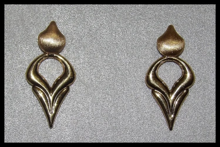 Brev Italian 14 KT Gold Convertible Hearts Earrings - 2