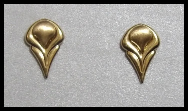 Brev Italian 14 KT Gold Convertible Hearts Earrings - 6