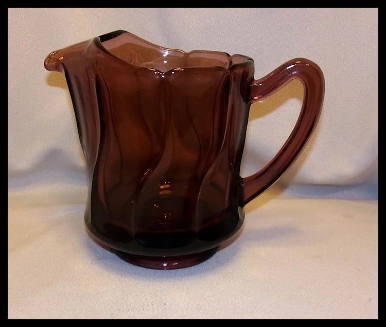 Vintage Fostoria Jamestown Purple 40 Oz Pitcher - 2