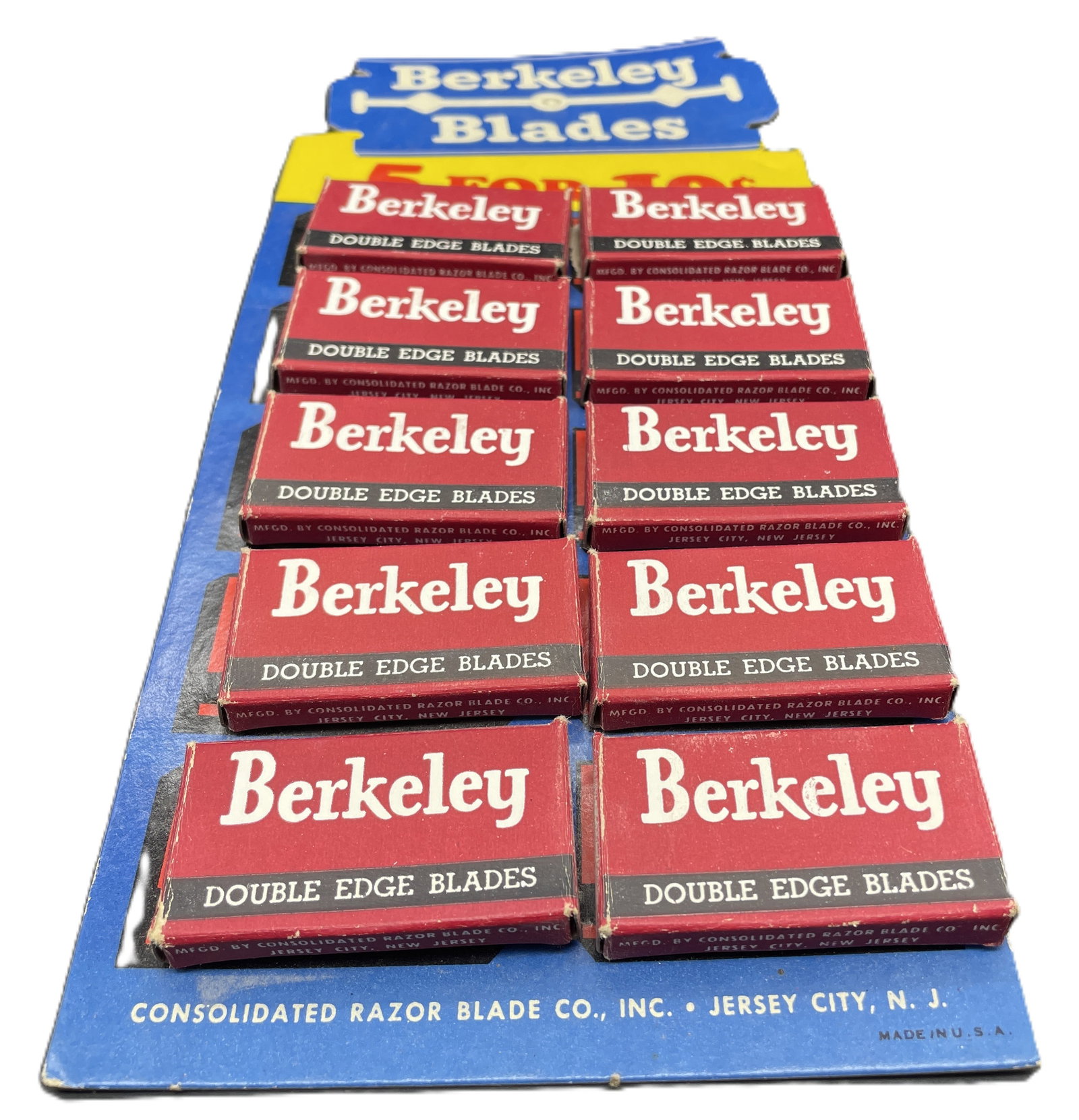 Store Display Berkeley Razor Blades Consolidated Razor Blade Jersey City - 3
