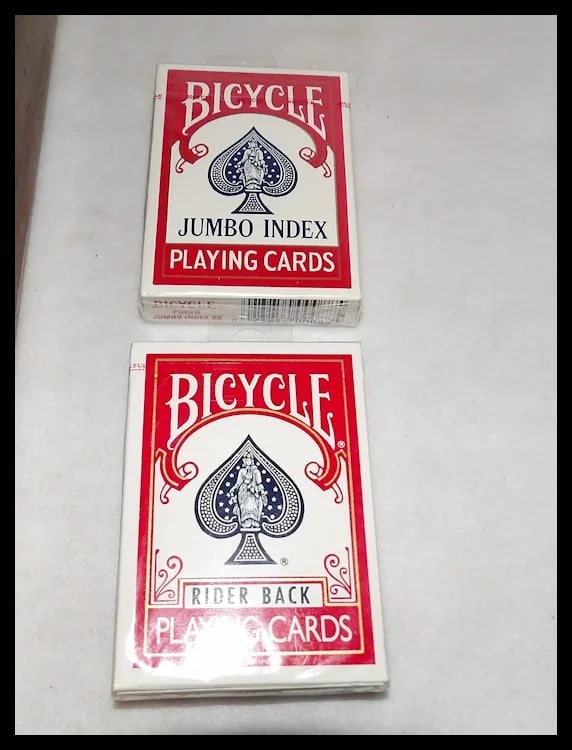 Antique Wooden Poker Chip Box with Clay Poker Chips - 5