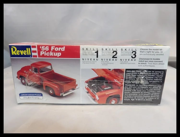 Revell 1956 Ford Pickup- 1:25 Scale Original Unopened Package - 3