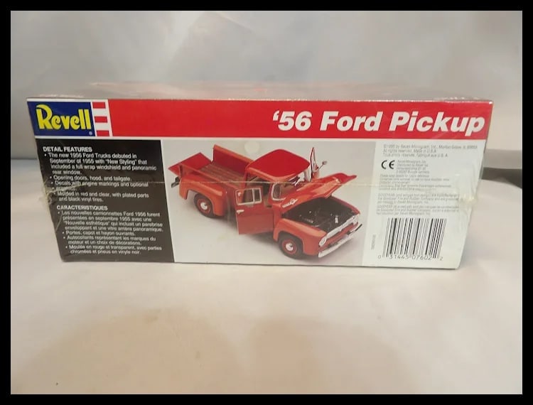 Revell 1956 Ford Pickup- 1:25 Scale Original Unopened Package - 6