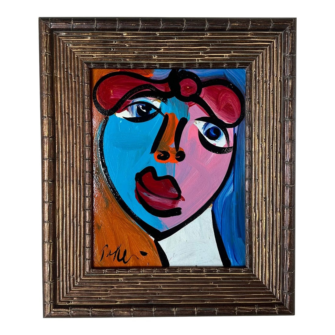 Original Peter Keil Painting Framed: Peter Keil is a German artist that focuses primarily on abstract expressionism. Keil painted with some of the greats including Joan MirÃ³, Pablo Picasso and Andy Warhol, to name a few. This 