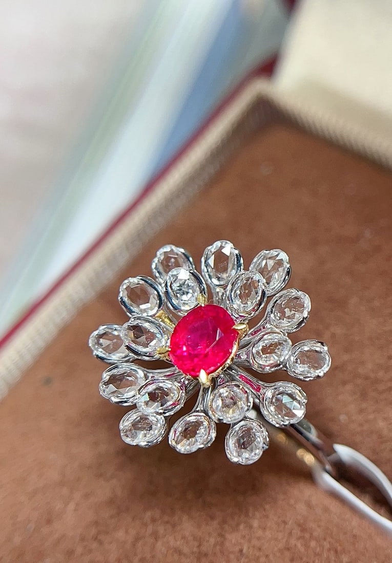 18K Gold Ruby Ring - 2