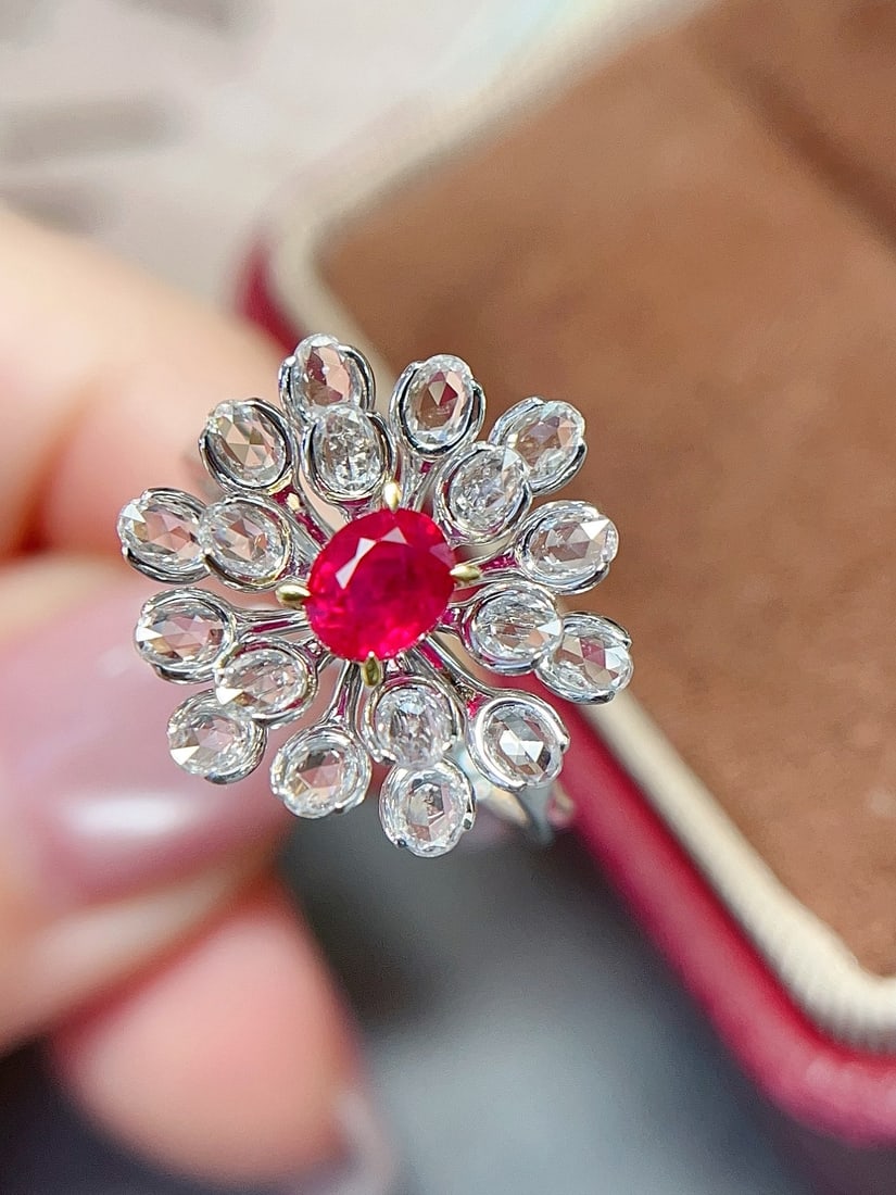 18K Gold Ruby Ring - 5