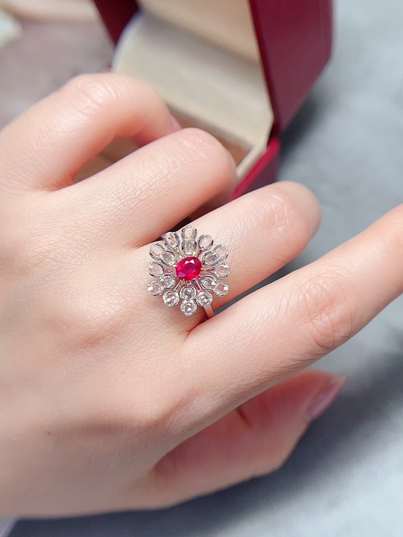 18K Gold Ruby Ring - 6