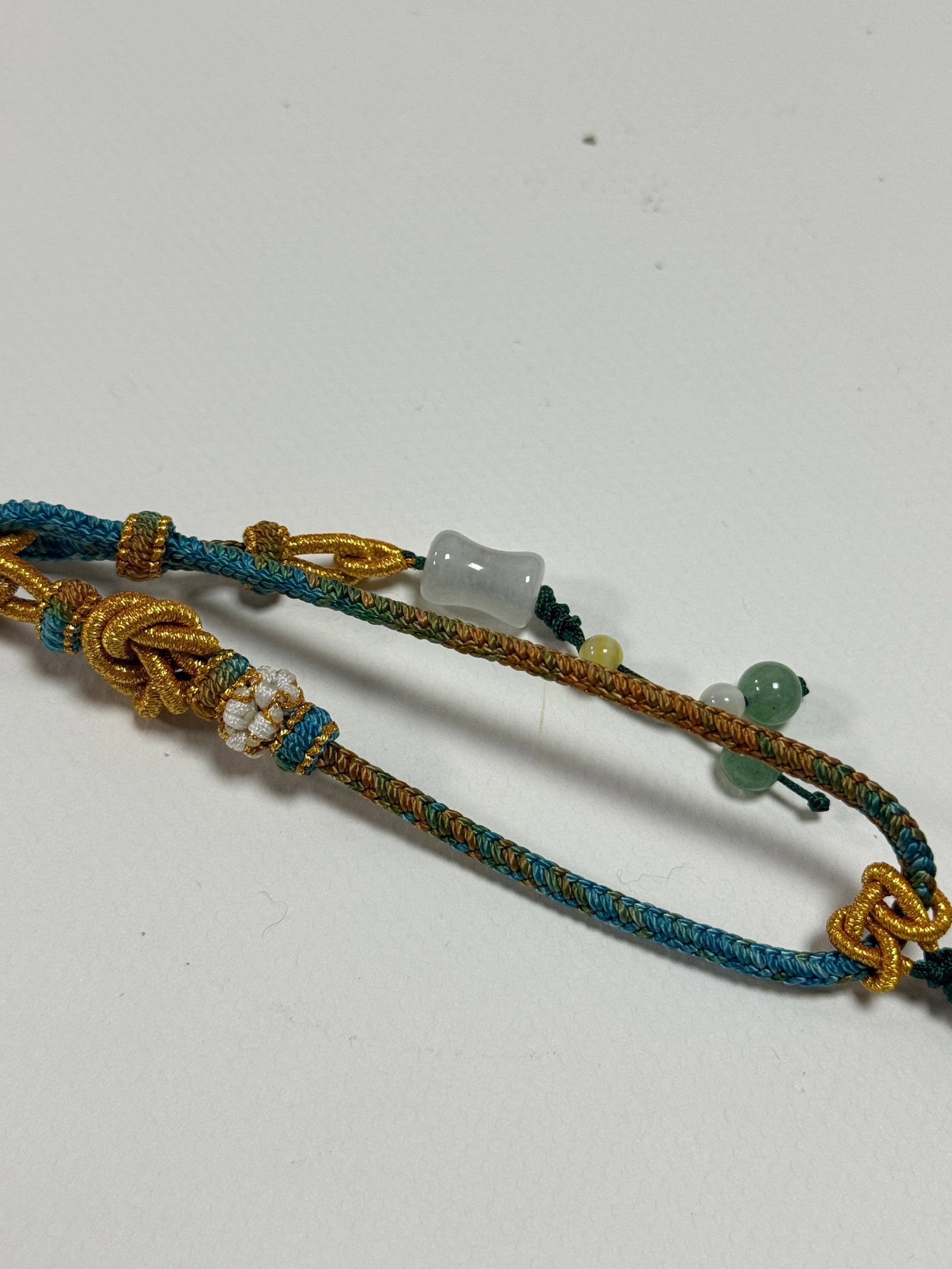 Handmade Song Brocade Gourd Pendant Necklace - 10