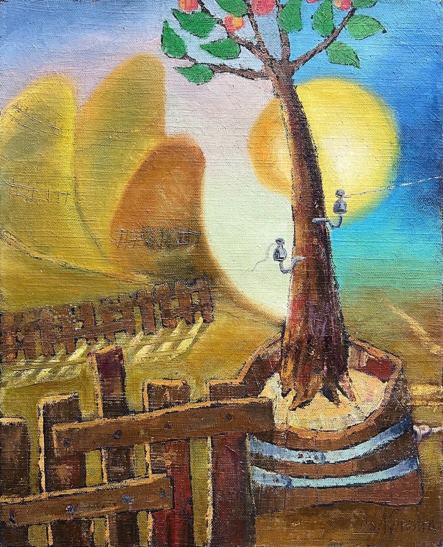 Oil painting with frame Tree K. Leonid (1 of 11)