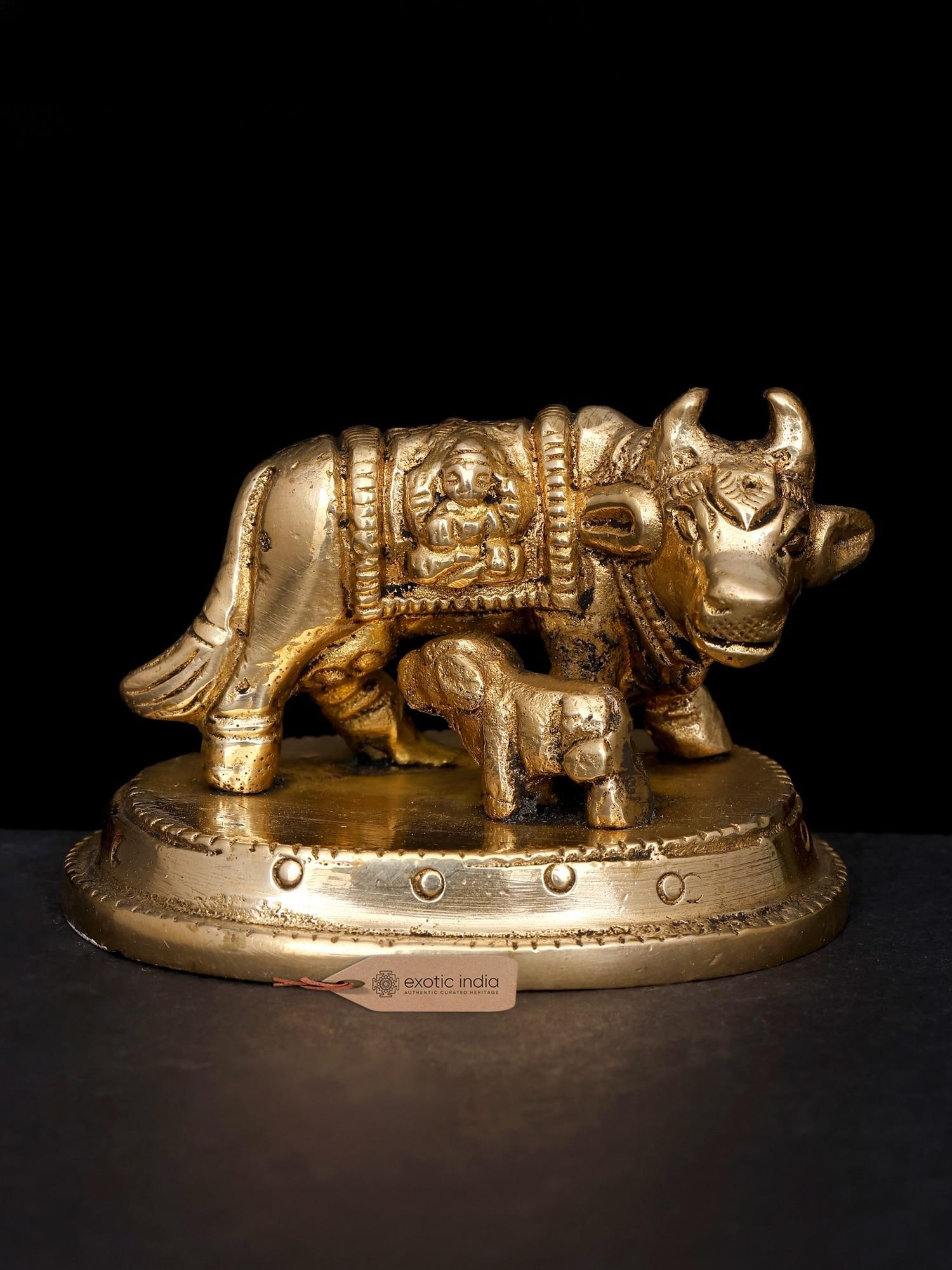 2" Small Kamadhenu Cow with Calf (1 of 2)