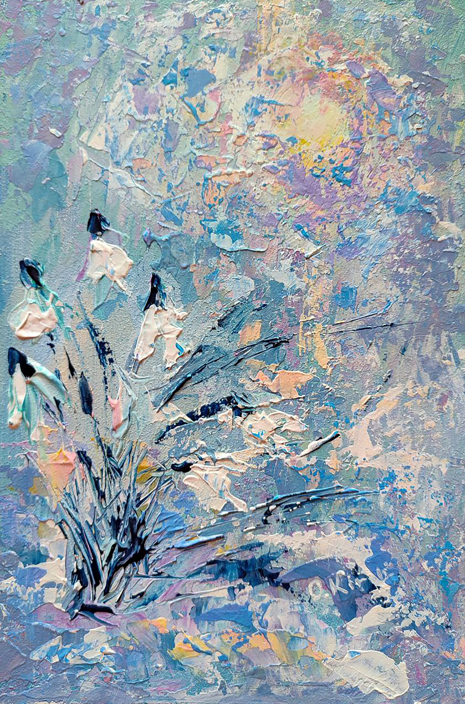 Acrylic painting Proliski Olena Kirik: Title: Acrylic painting Proliski Olena Kirik Description: 53KIRIK Painter: Olena Kirik Size: 30x20 cm/11.81x7.87 inches Components: acrylic, dvp Original painting CONDITION: excellent ARTIST: Olena Ki