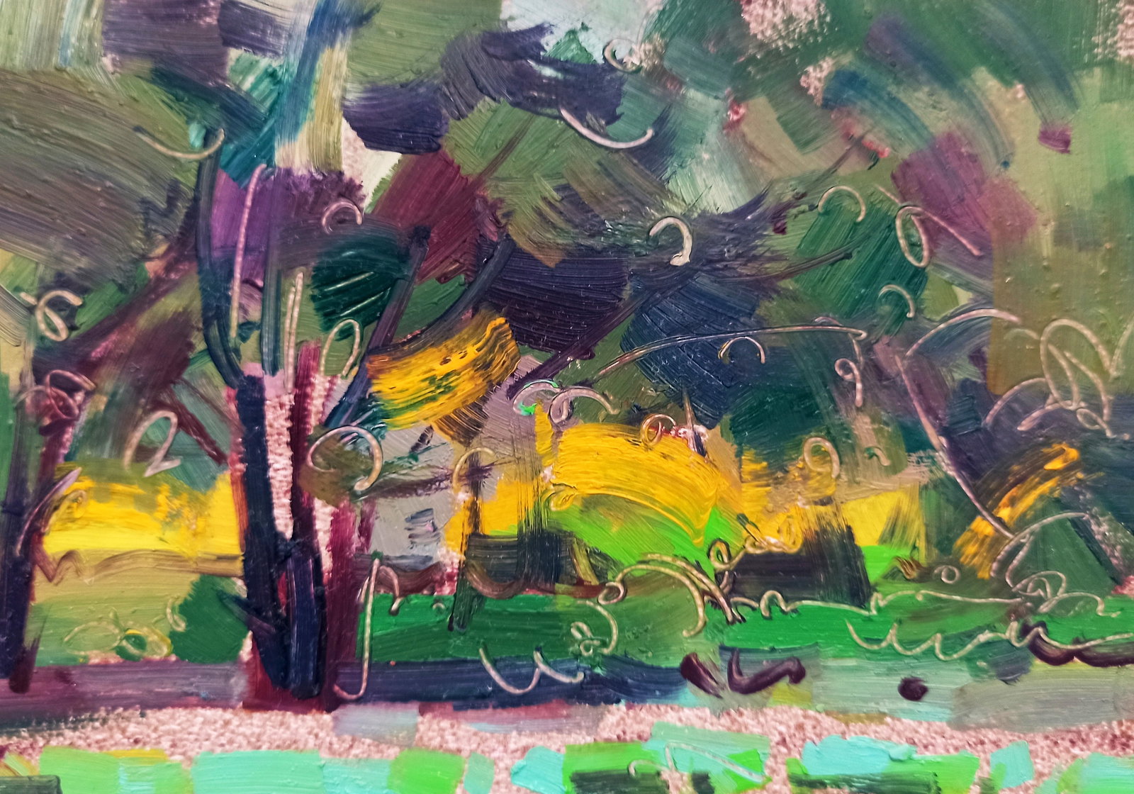 Oil painting It's a nasty day Viktor Khadzhinov (1 of 5)