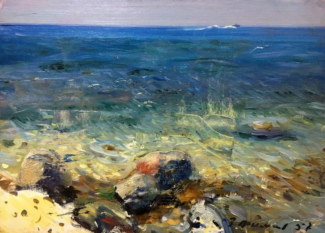 Oil painting Sea freshness Filippov Zinovy ??Ivanovich: Title: Oil painting Sea freshness Filippov Zinovy ??Ivanovich Description: No. Vern 404 *** ABOUT THIS PAINTING *** * TITLE: "Sea freshness" * ARTISTS: Filippov Zinovy ??Ivanovich * SIZE: 35x48 cm/'13