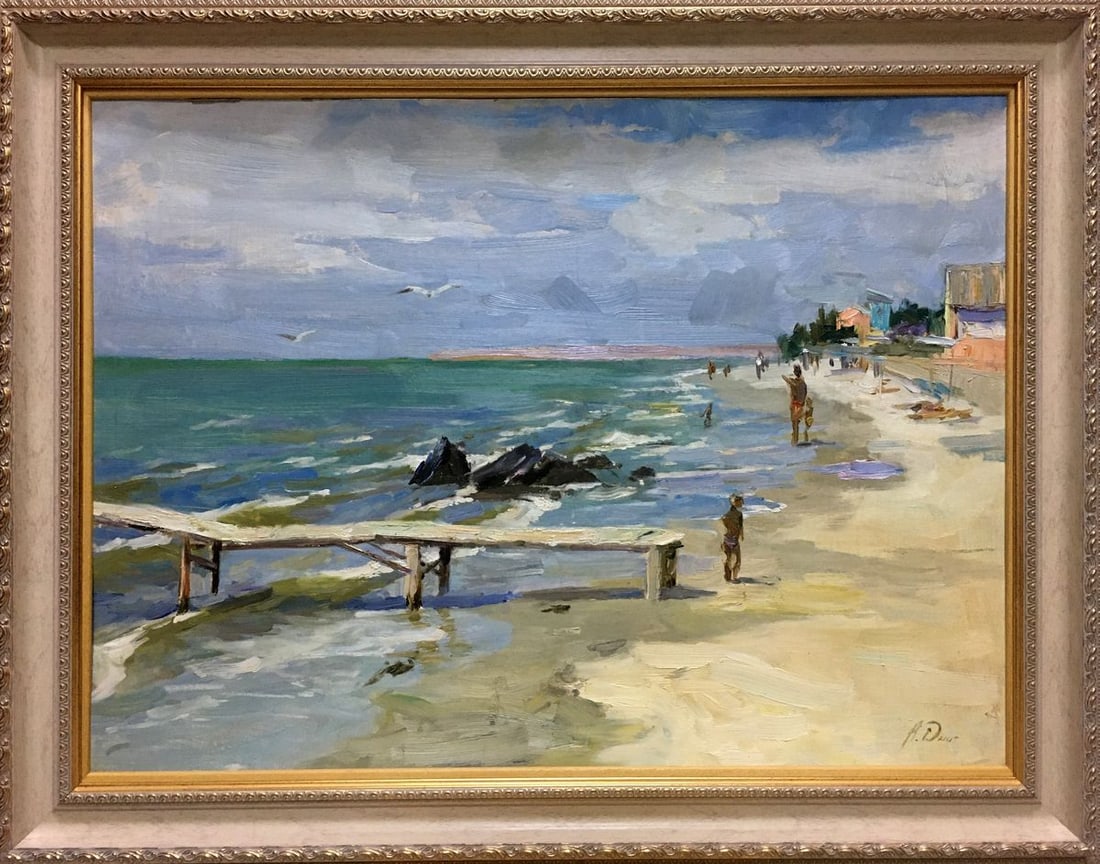 Oil painting Sea shore Dmitriev Alexander Vladimirovich (1 of 13)