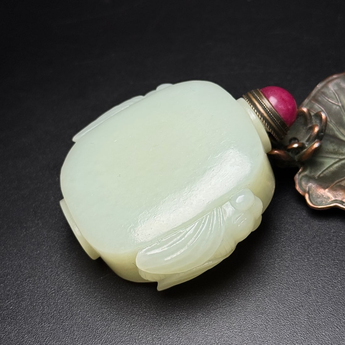 Hetian Jade Snuff Bottle - 7
