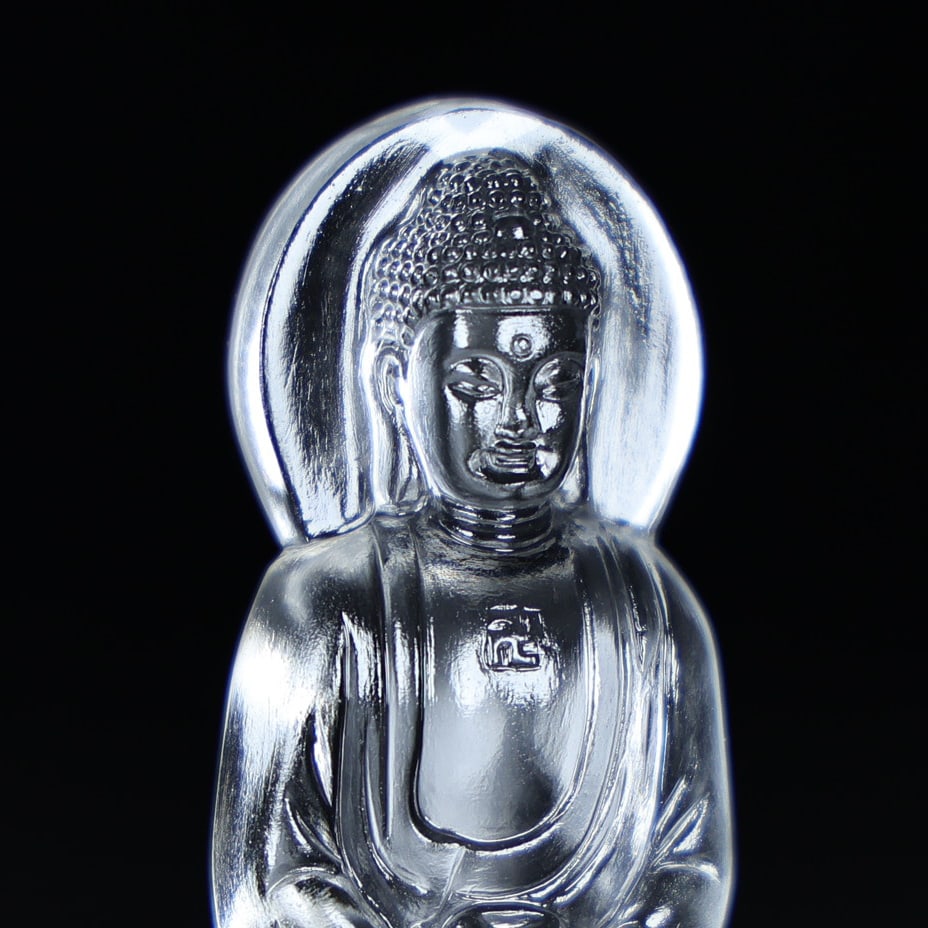 White Crystal Pendant - Buddha - 5
