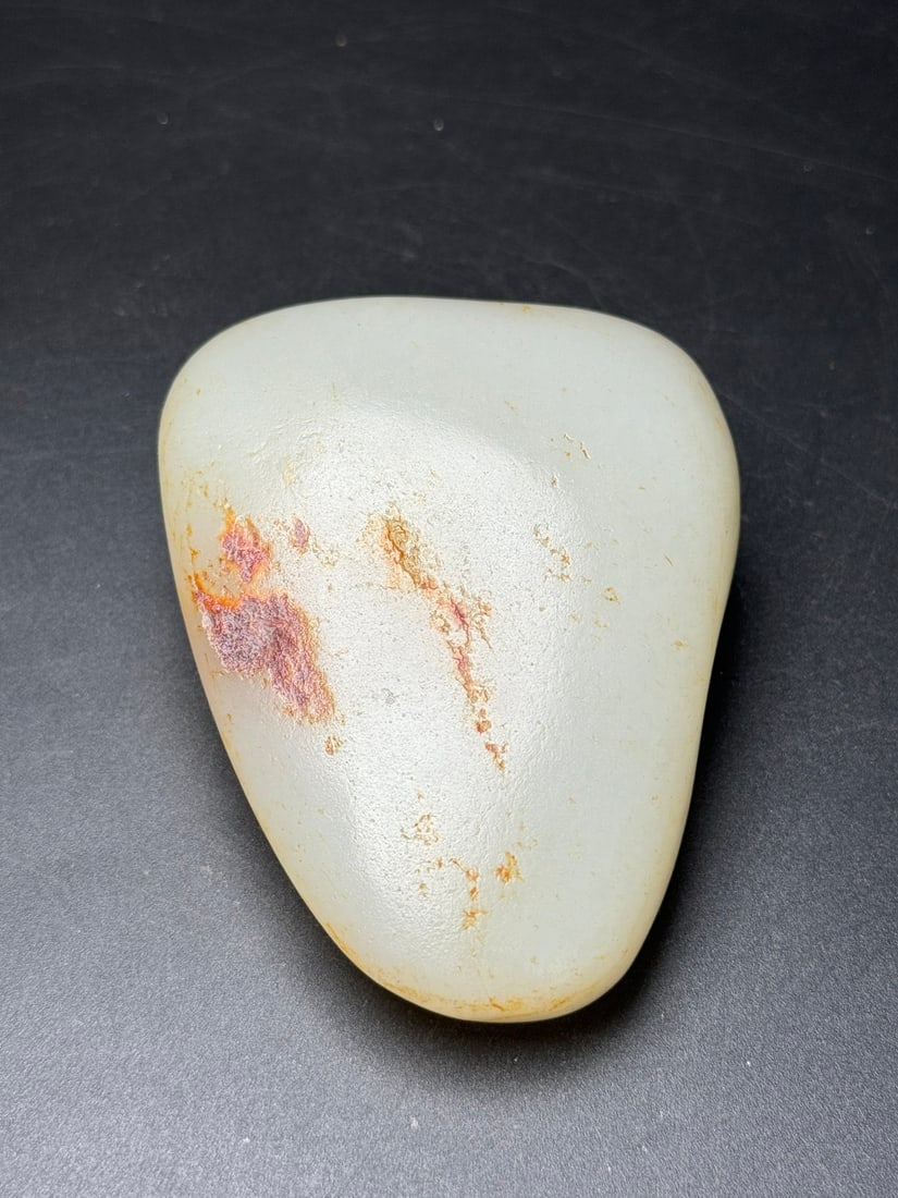 Hetian Jade Original Stone Statue - 5