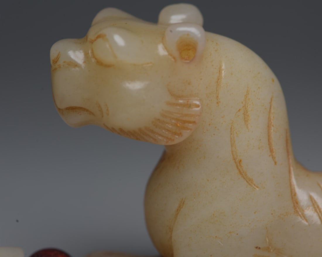 Hetian Jade Pendant - Tiger - 2
