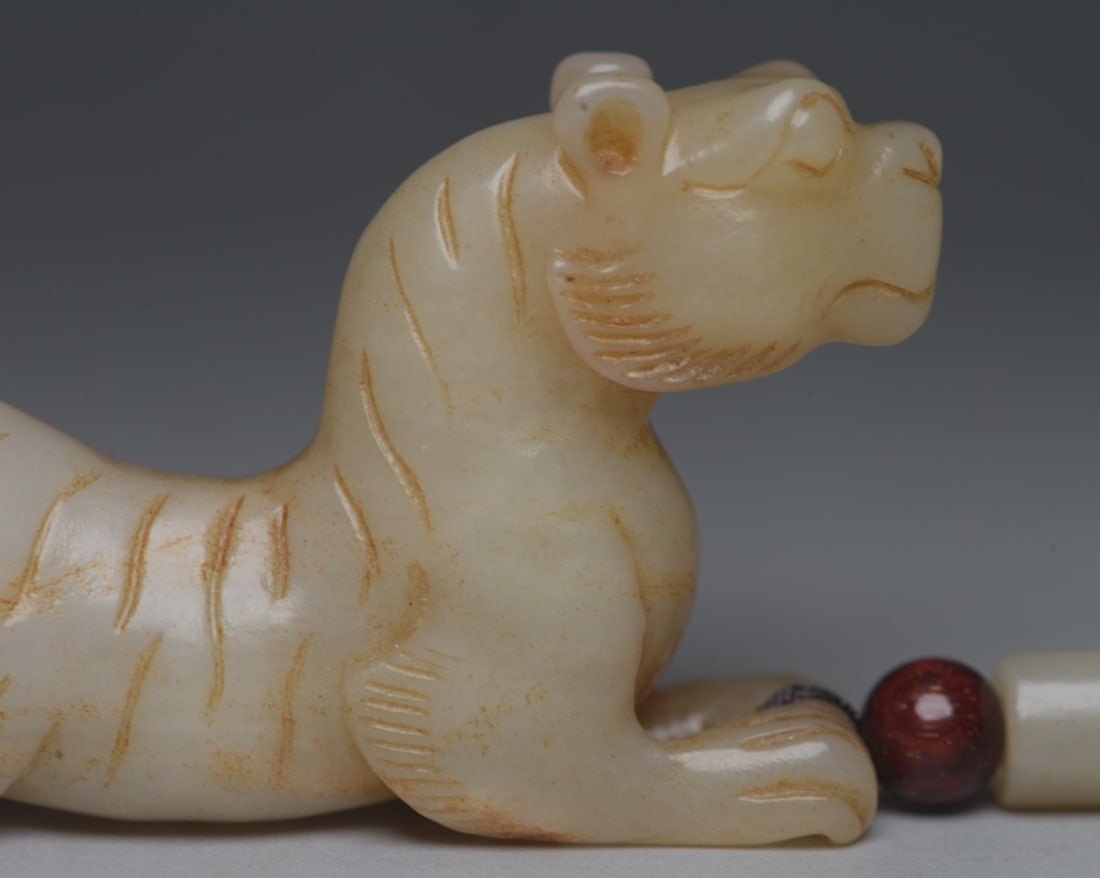 Hetian Jade Pendant - Tiger - 4