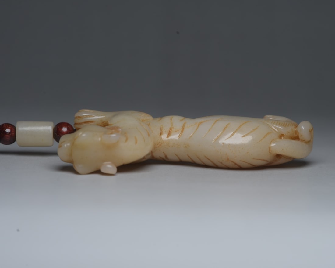 Hetian Jade Pendant - Tiger - 6