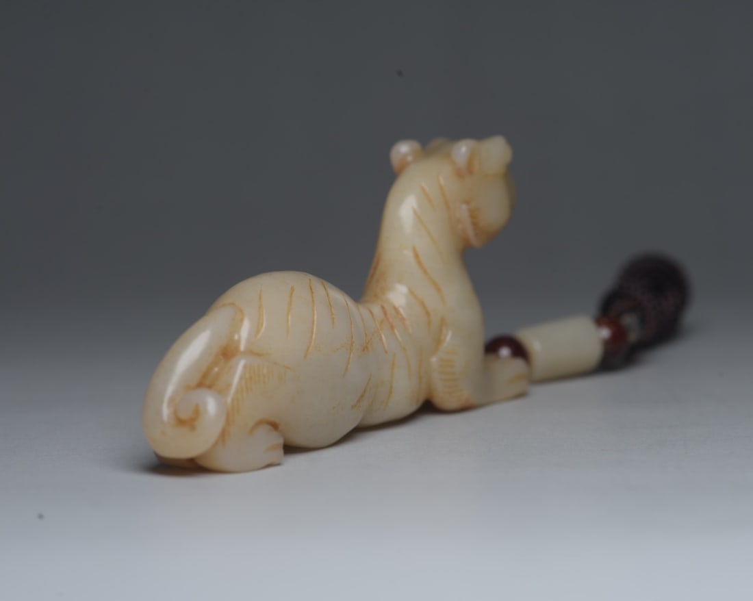 Hetian Jade Pendant - Tiger - 7