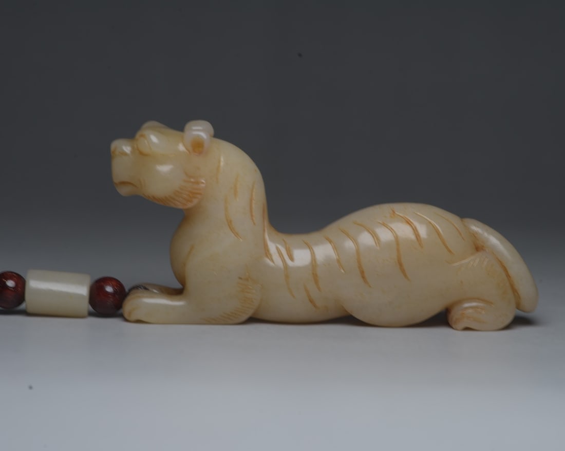 Hetian Jade Pendant - Tiger - 9