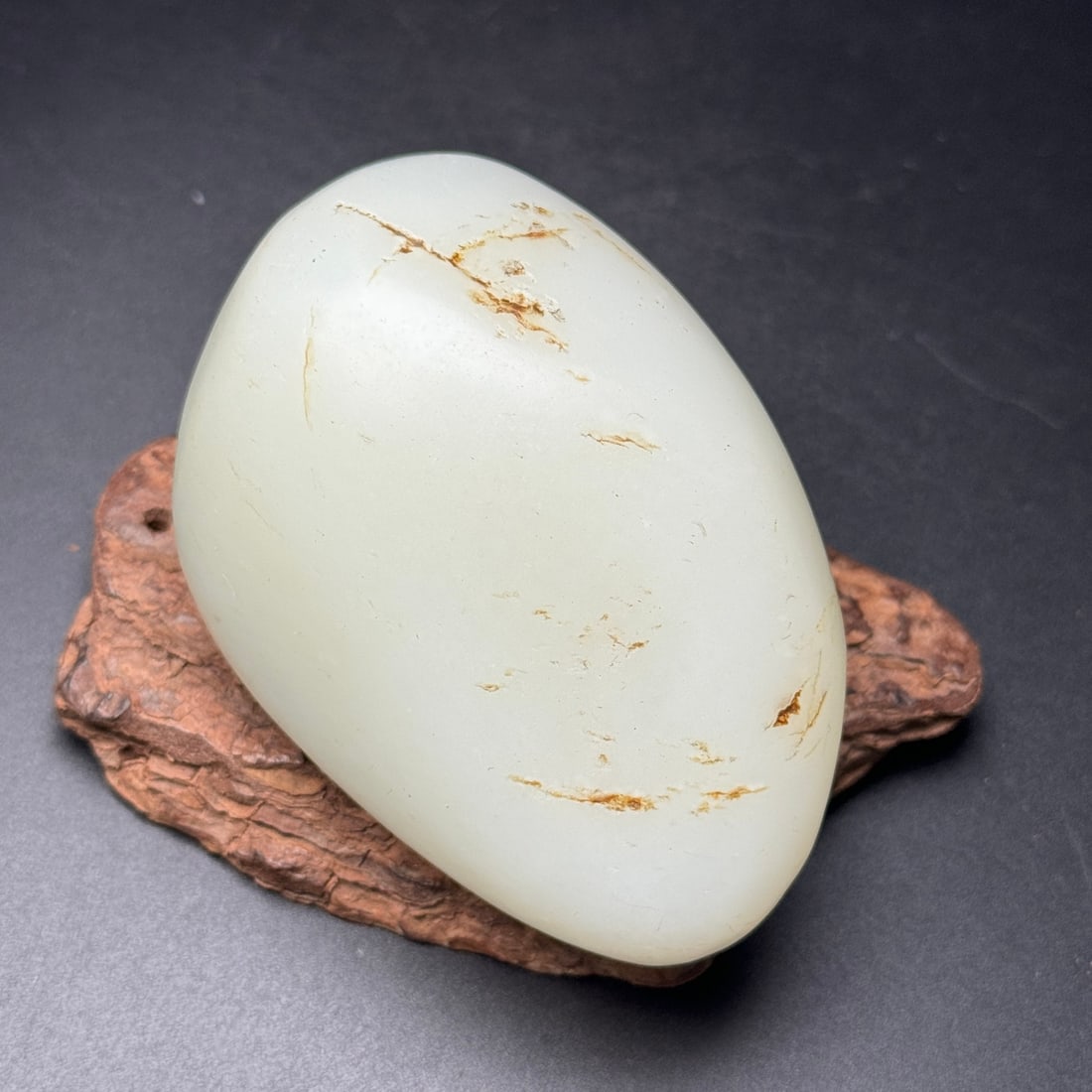 Hetian Jade Original Stone Statue - 8