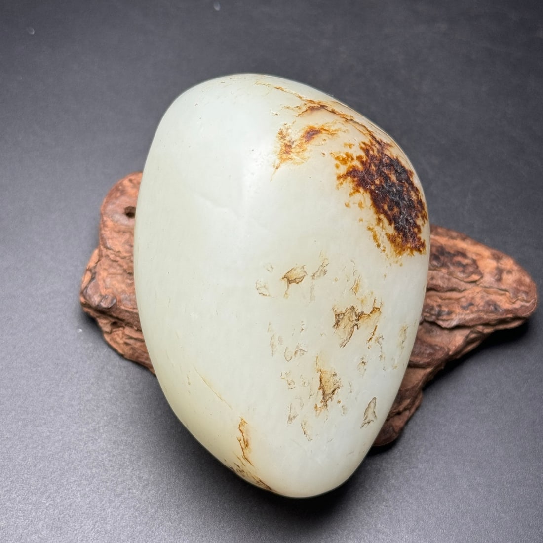 Hetian Jade Original Stone Statue - 9
