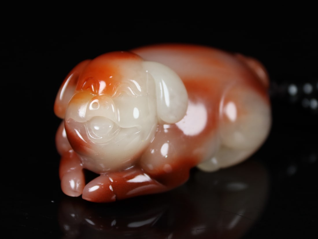 Shoushan Stone Statue - Pig - 2
