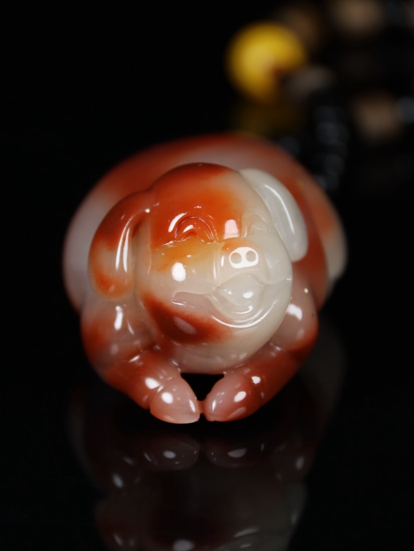 Shoushan Stone Statue - Pig - 8