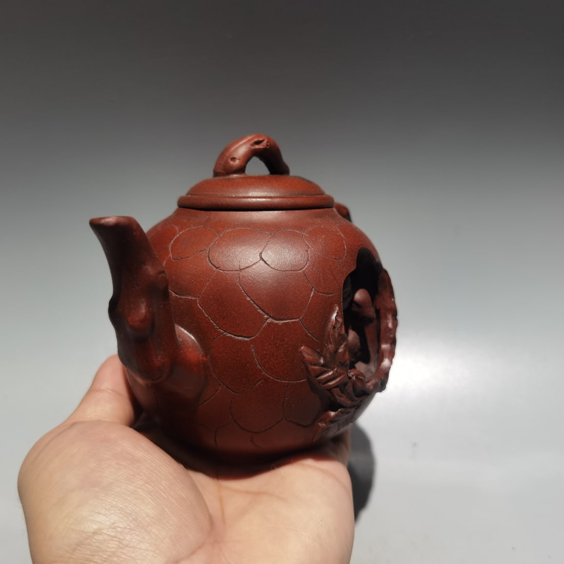 Yixing Zisha Clay Teapot,Deer - 9