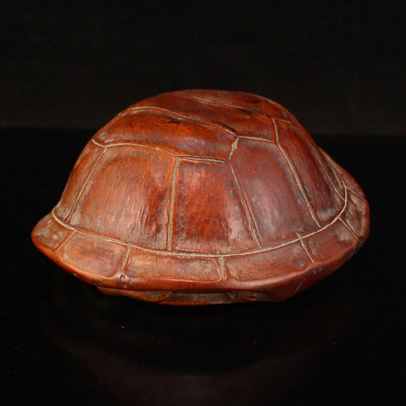 Old Bamboo Dragon turtle Statue - 6