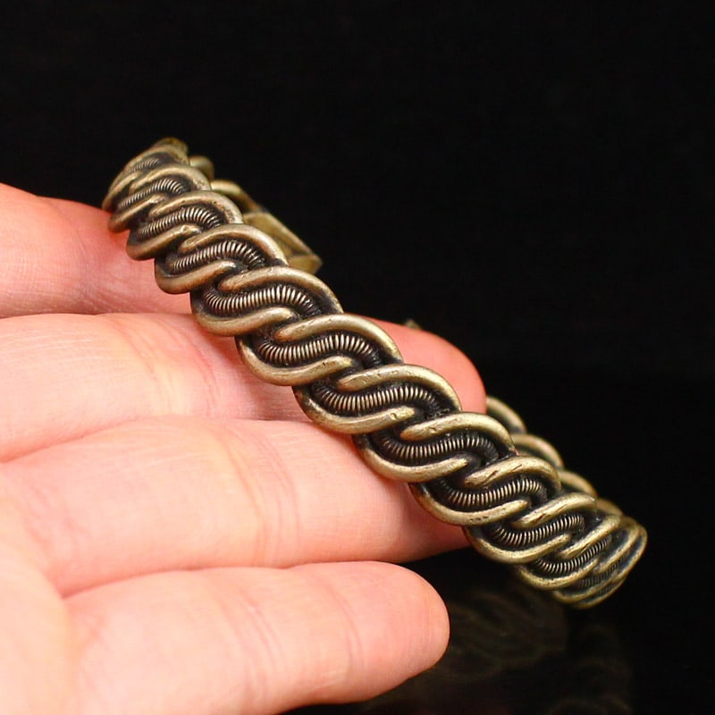 A Pair Bronze Bracelet - 5