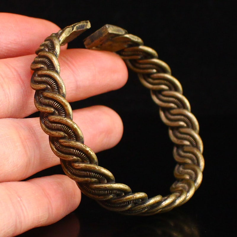 A Pair Bronze Bracelet - 6
