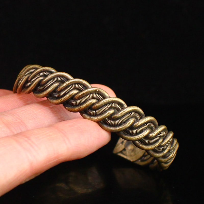 A Pair Bronze Bracelet - 7