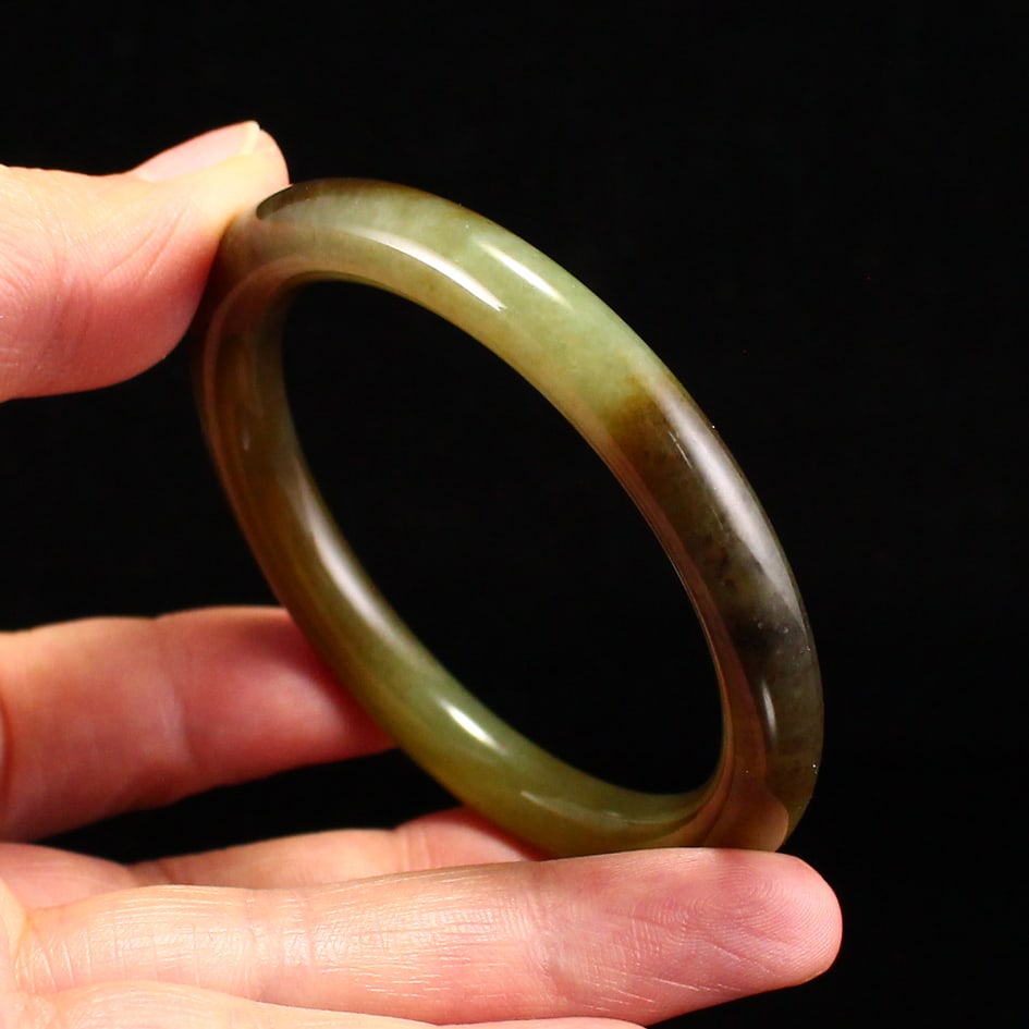 Inside Diameter 51mm Hetian Jade Bracelet - 4