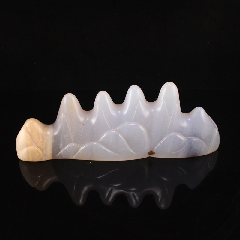 Agate Brush Pen Shelf Statue - 2