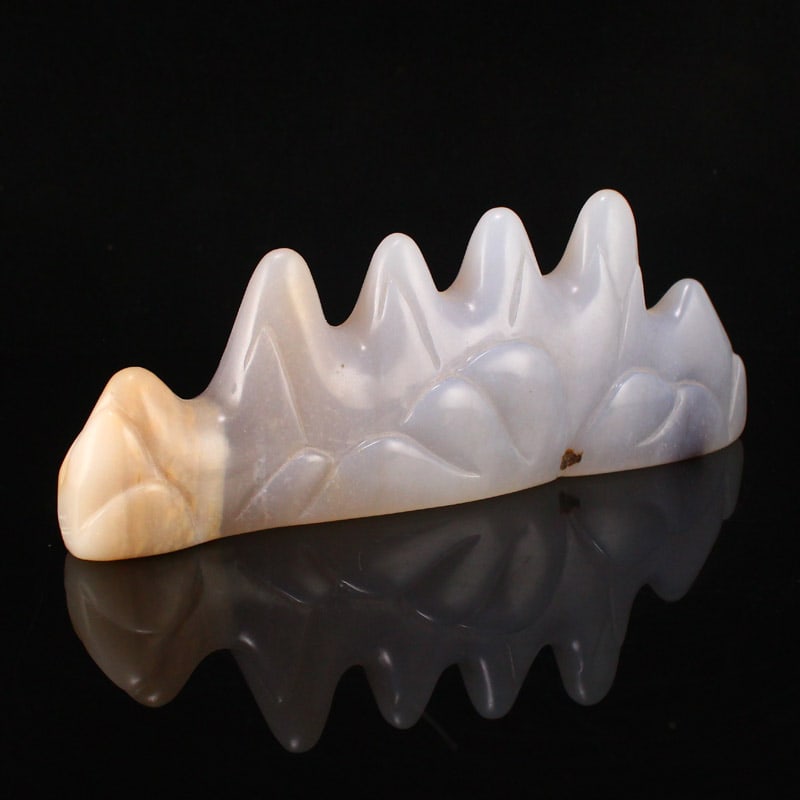 Agate Brush Pen Shelf Statue - 3