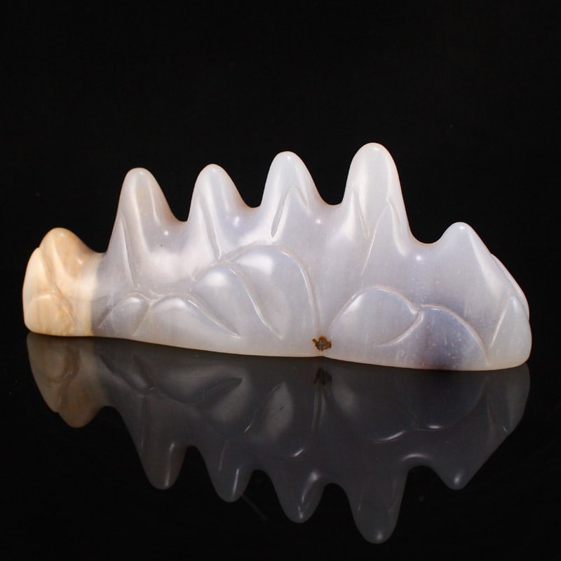 Agate Brush Pen Shelf Statue - 4