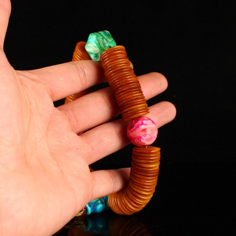 Hand knitting Bone Bracelet - 6
