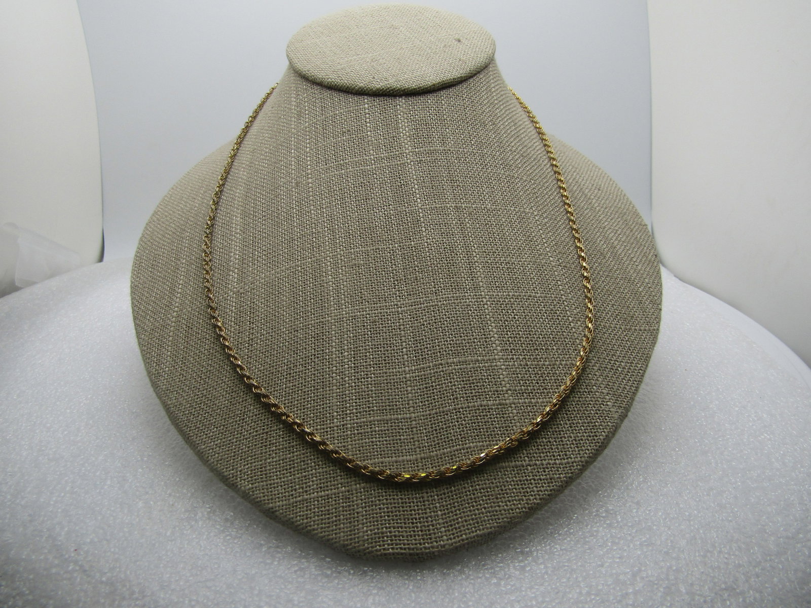 Vintage Gold Over Sterling Twisted Rope Necklace, 20", Unisex, 1980's-1990's, Signed: Vintage Gold Over Sterling Twisted Rope Necklace, 20", Unisex, 1980's-1990's, Signed HCT. The chain is appx. 2.25mm wide with a lobster clasp. It is marked Italy and .925 and signed HCT. It tests as s