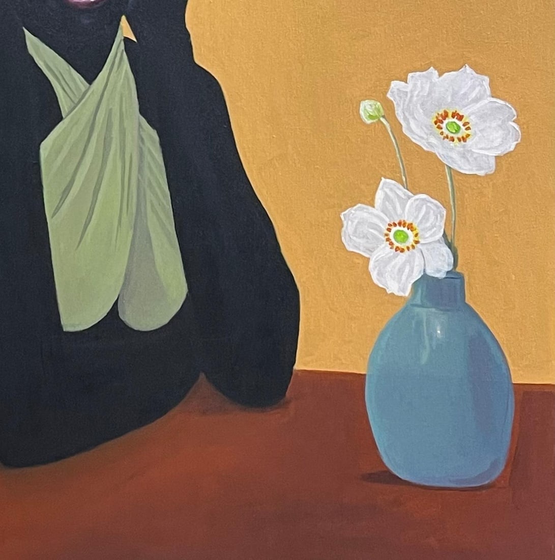 Akingbade Mayowa, Patiently Waiting 2 - 21st Century, Contemporary, Figurative, Black Woman, Love, - 15