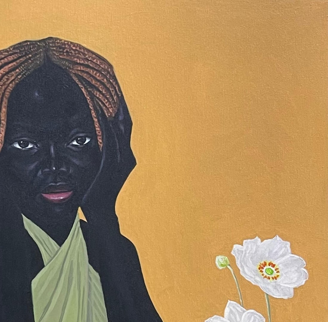 Akingbade Mayowa, Patiently Waiting 2 - 21st Century, Contemporary, Figurative, Black Woman, Love, - 7