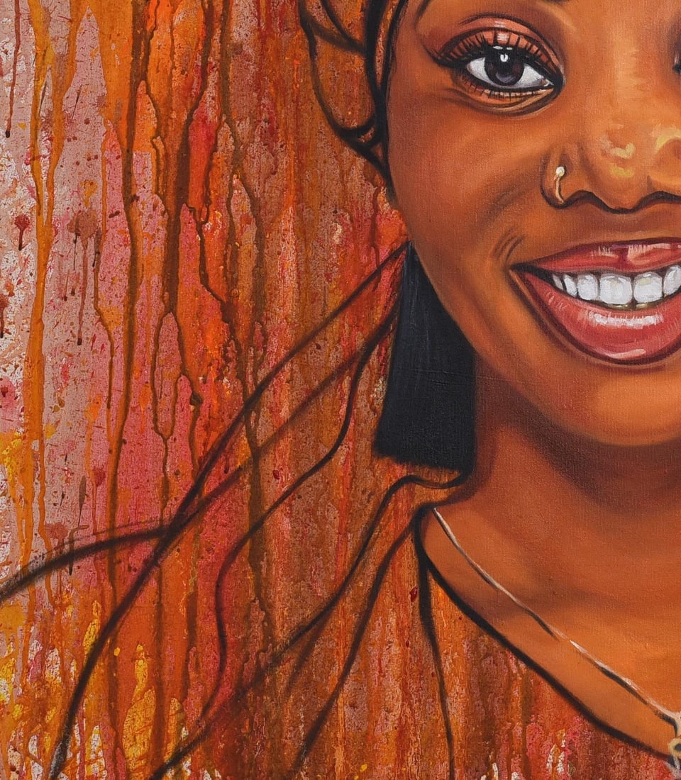 Damola Ayegbayo , Black Pride 7 -21st Century, Contemporary, Figurative Portrait, Beautiful Women, - 7
