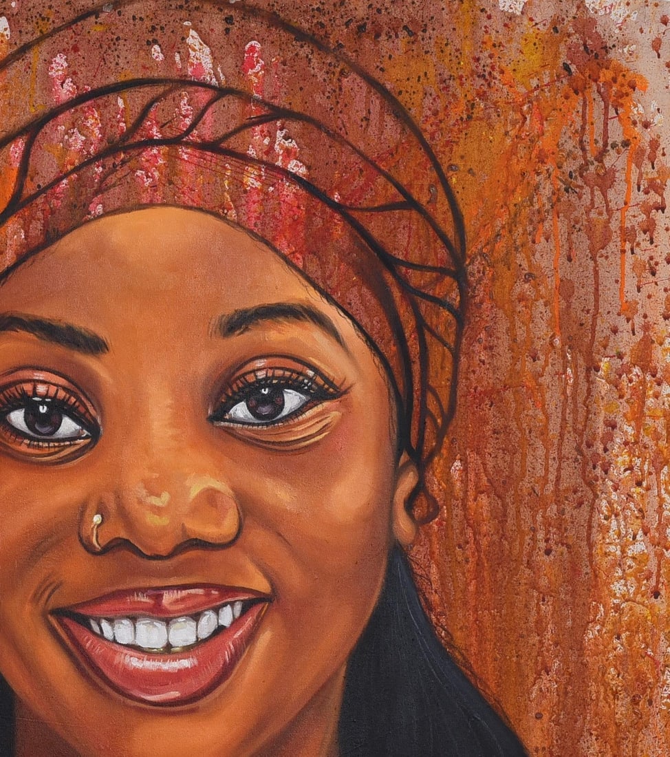 Damola Ayegbayo , Black Pride 7 -21st Century, Contemporary, Figurative Portrait, Beautiful Women, - 12