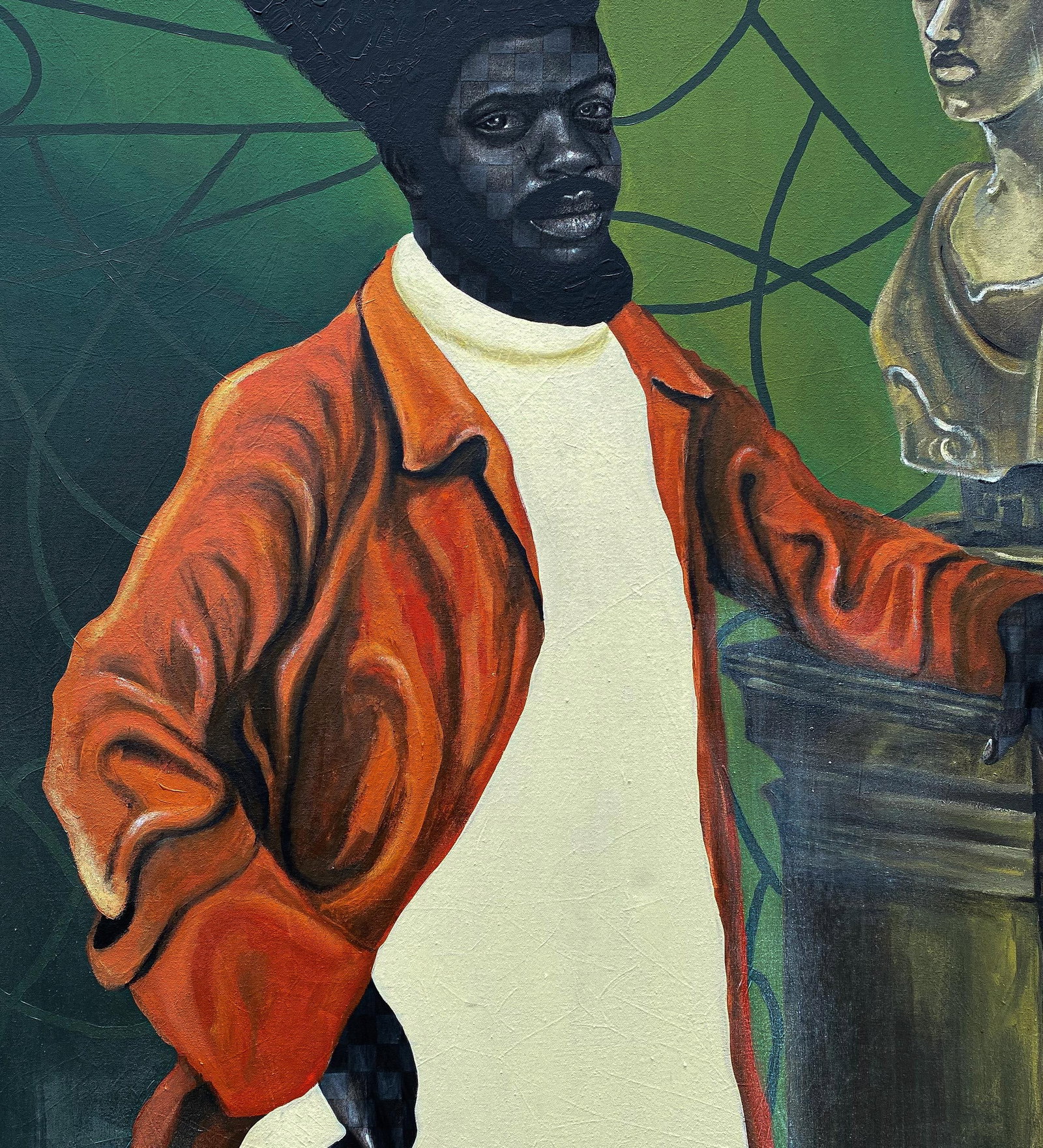 Oluwatosin Ogunniyi , Treasury - 21st Century, Contemporary, Figurative Portrait, Mixed Media, - 5