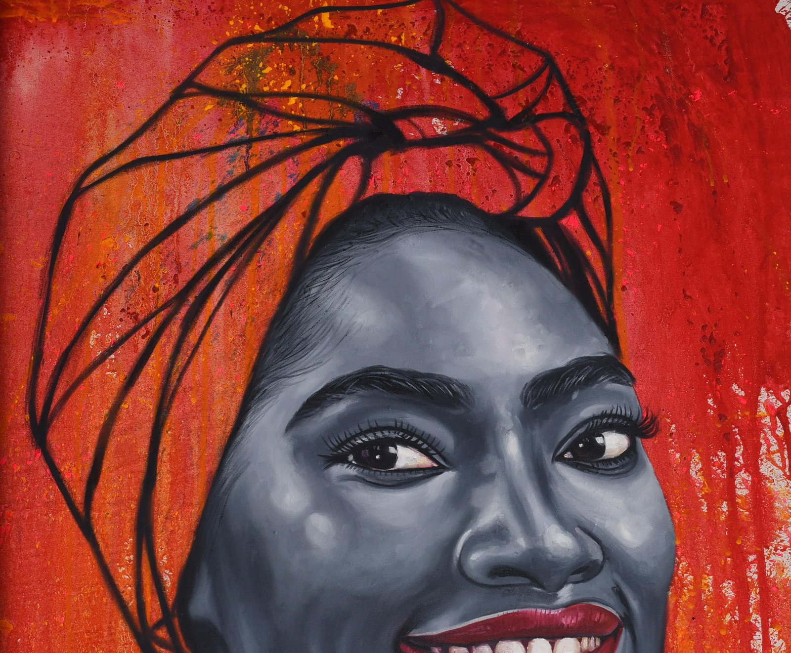 Damola Ayegbayo , Gifted Treasure -21st Century, Contemporary, Figurative Portrait, Beauty Women, - 6