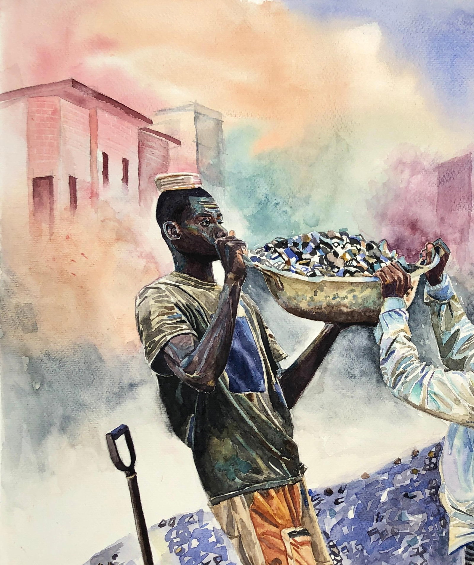 Ephraim Udoka, Support System (Respect) - 21st Century, Contemporary, Figurative, Construction, 2023 - 11